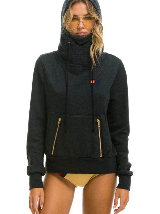 Aviator Nation Tops - NEW Aviator Nation sz L Ninja Pullover Hoodie Charcoal Unisex